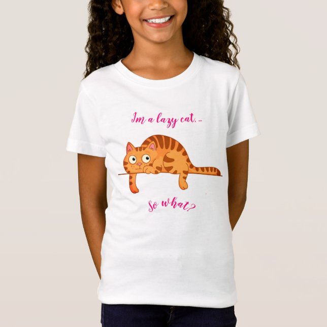 Lazy Cat T-Shirt (Front)