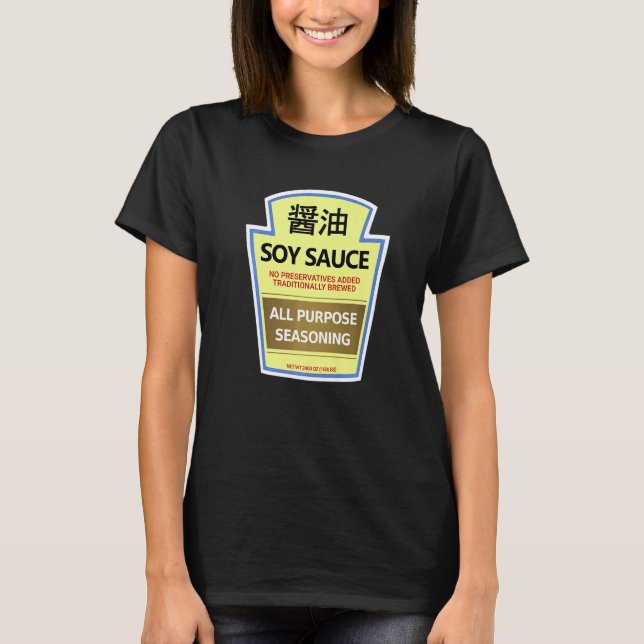 Lazy Costume Tees Soy Sauce Bottle   (Front)