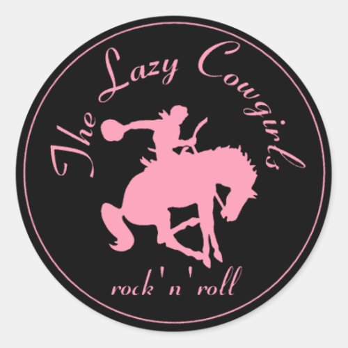 Lazy Cowgirls sticker _ large