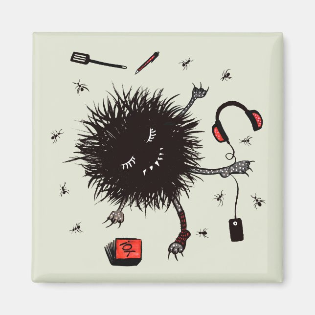Lazy Day Relax Monster And Daydream Magnet (Front)