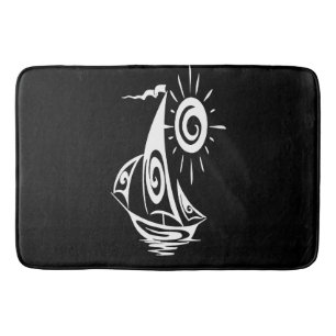 Lazy Day Sailing Bath Mat