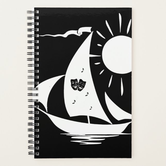 Lazy Day Sailing Theater Sailboat Planner (Front)