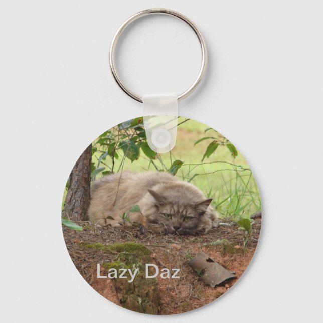 Lazy Daz Keychain (Front)