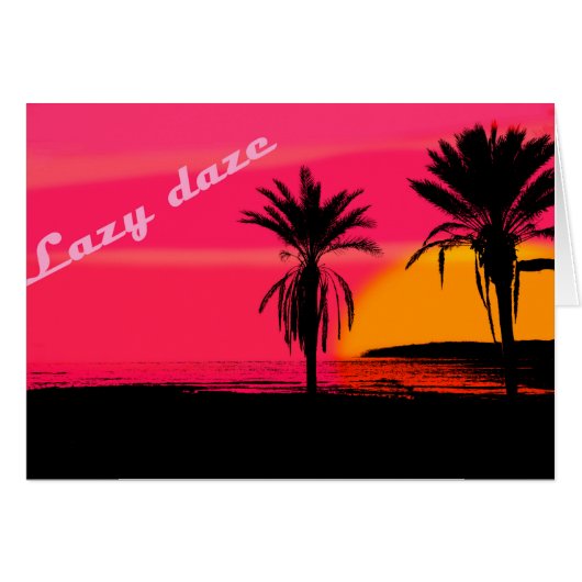 Lazy daze cards (Front Horizontal)