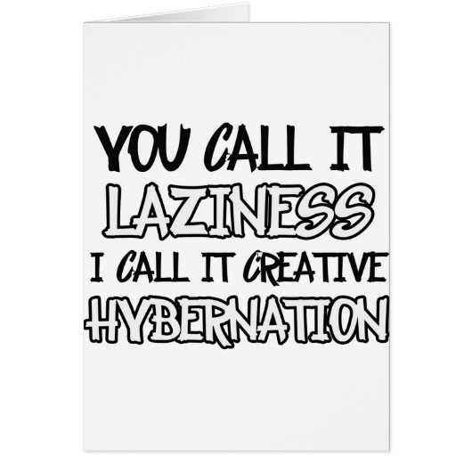 Lazy designs cards (Front)