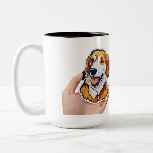 Lazy Dog Die_Cut Sticker Coffee Cup Designs