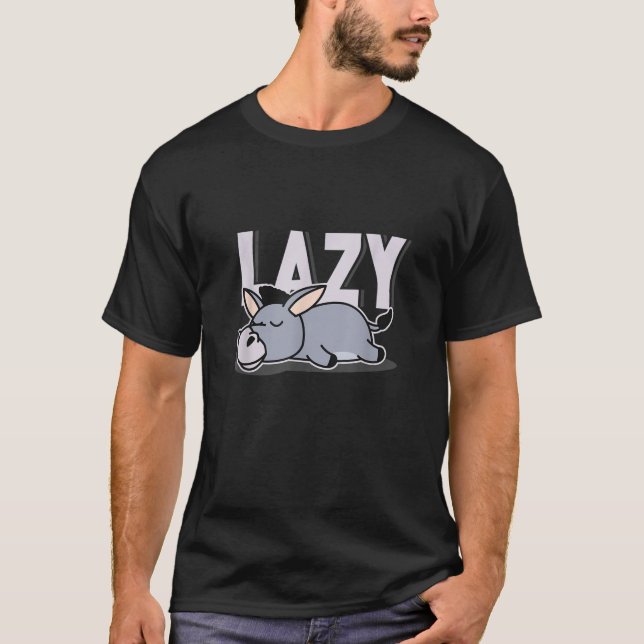 Lazy Donkey T Shirt (Front)