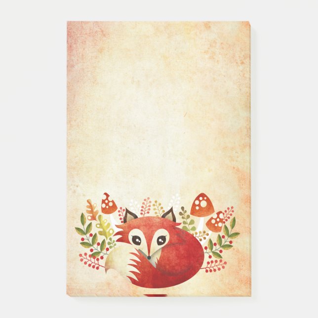 Lazy Foxy Notes 4x6 (Front)