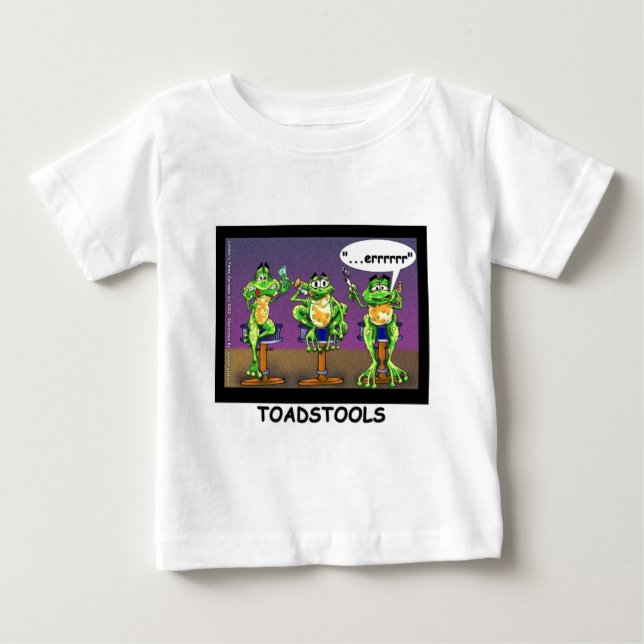 Lazy Frogs aka Toadstools Funny Gifts & Tees (Front)