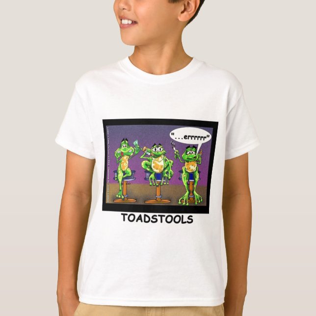 Lazy Frogs aka Toadstools Funny Gifts & Tees (Front)