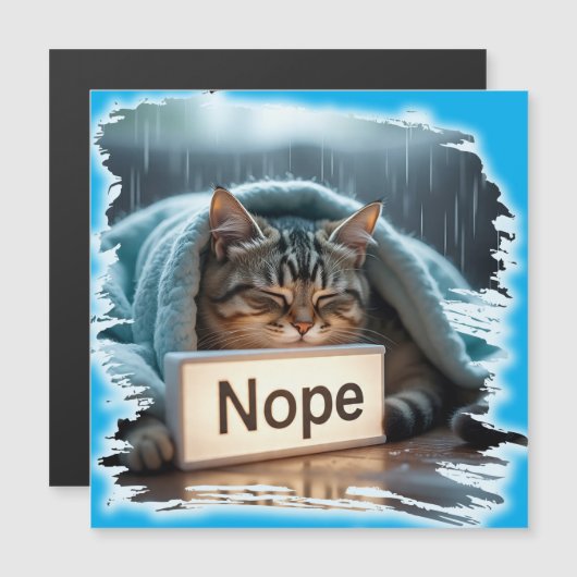 Lazy funny cat design (Front/Back)