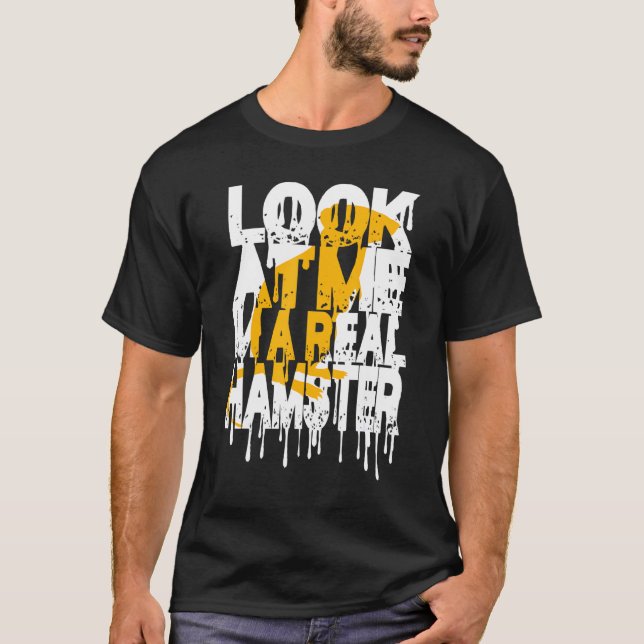 Lazy Halloween Costume Hamster Kids Easy Animal Co T-Shirt (Front)