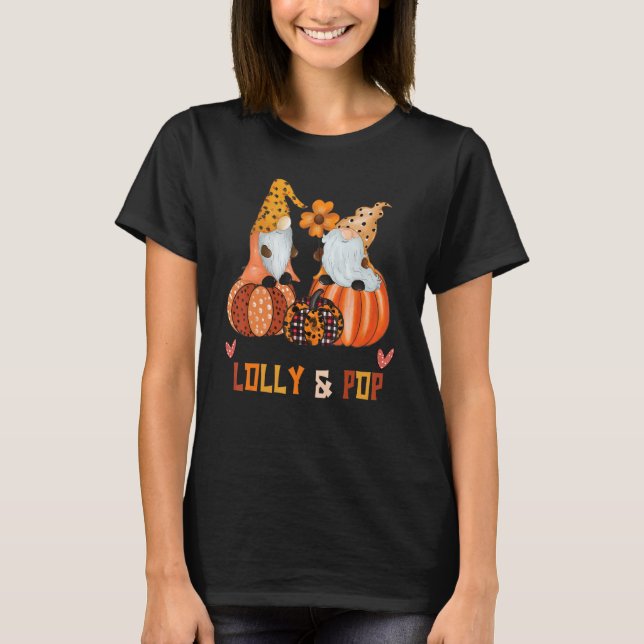 Lazy Halloween Costume Lolly Lolli & Pop Couples M T-Shirt (Front)