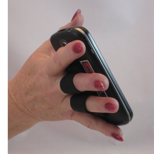 Lazy-Hands 2-Loop Phone Grip (Side)