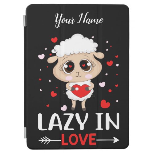 Lazy in Love Sheep for Valentines Day Singles iPad Air Cover