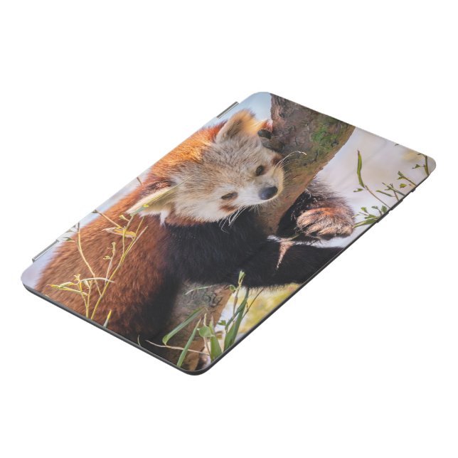 Lazy little red panda iPad mini cover (Side)