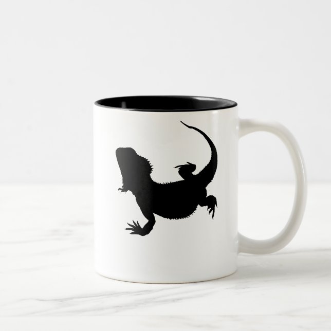 Lazy Lizard Two-Tone Coffee Mug (Right)