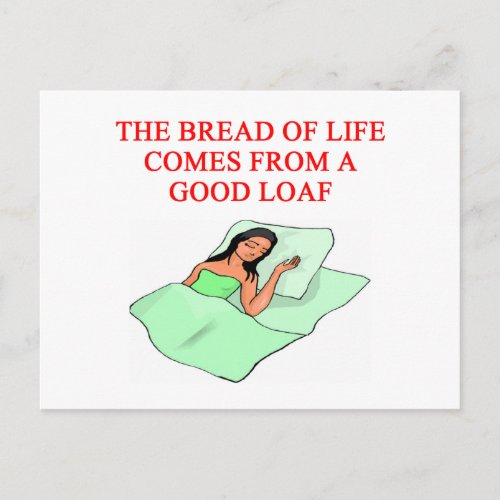 lazy loafer joke postcard