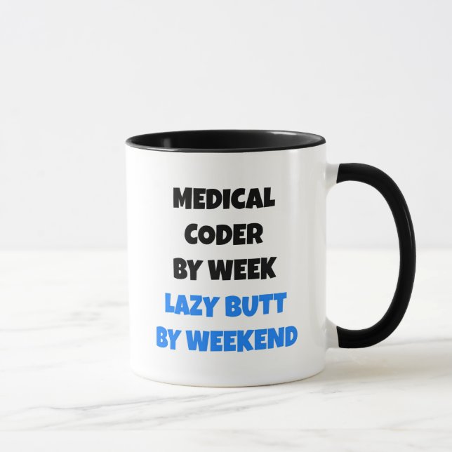 Lazy Medical Coder Mug (Right)