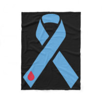 Lazy Pancreas Club Retro Diabetes Awareness Day On Fleece Blanket
