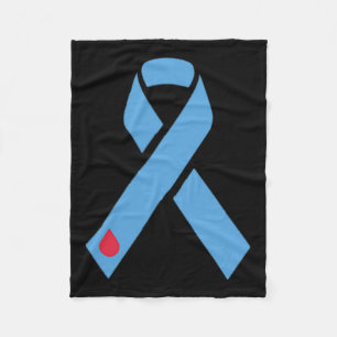 Lazy Pancreas Club Retro Diabetes Awareness Day On Fleece Blanket