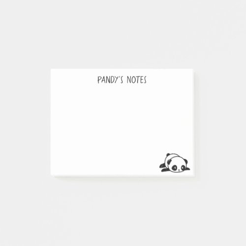 Lazy Panda Bear Post_it Notes 4 x 3