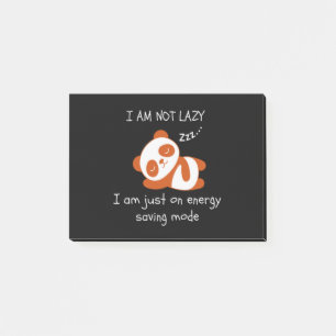 Lazy Panda Funny Post-it Notes