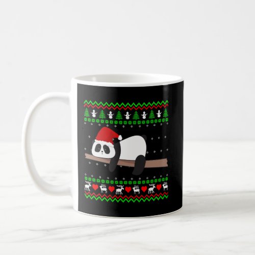 Lazy Panda Ugly Christmas Sweater Coffee Mug