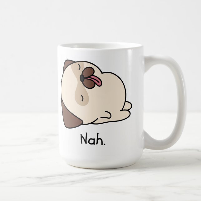 Lazy Pug Mug (Right)