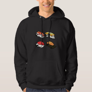 Lazy Pug Sushi Hoodie