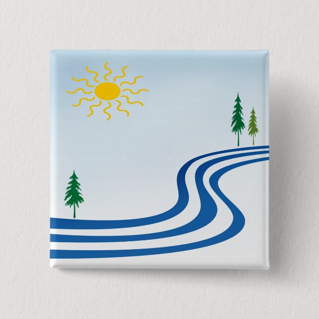 Lazy River Button (Front)