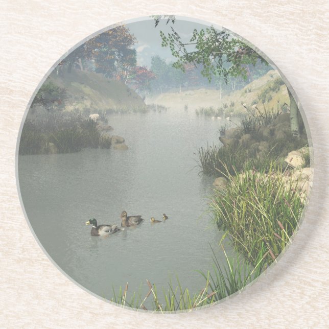 Lazy River Drink Coaster (Front)