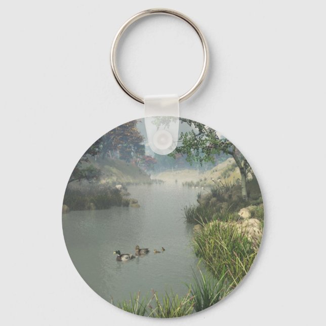 Lazy River Keychain (Front)