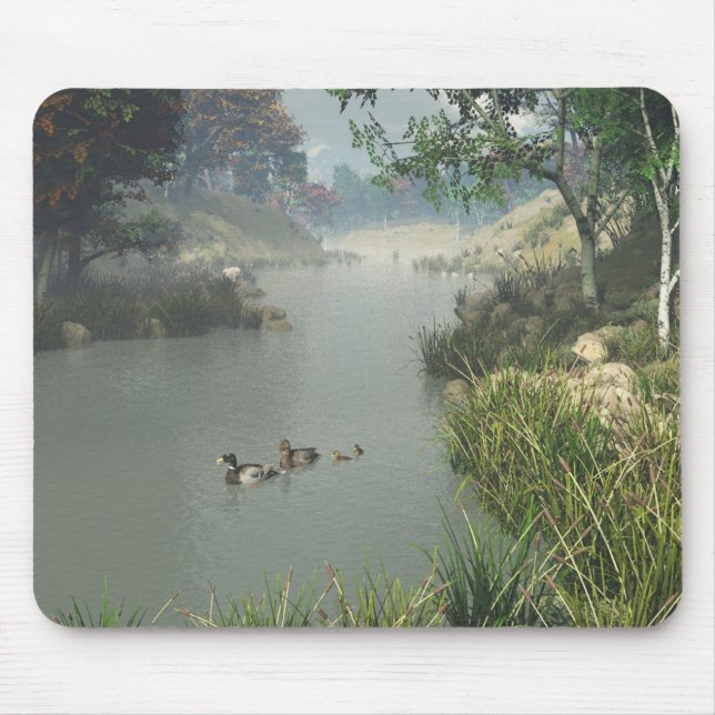 Lazy River Mouse Pad (Front)