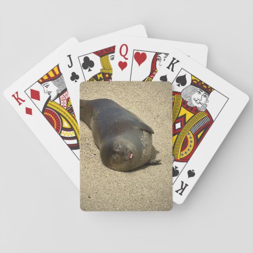 Lazy Seal Playing Cards