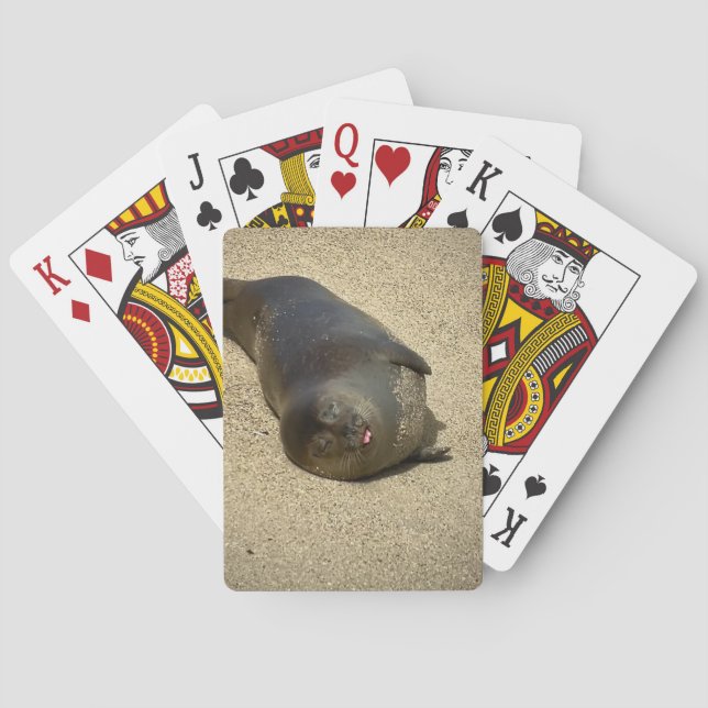 Lazy Seal Poker Cards (Back)