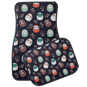 Lazy Sloth Car Floor Mat