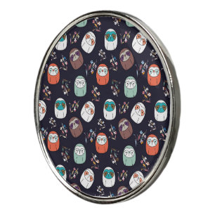 Lazy Sloth Golf Ball Marker