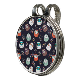 Lazy Sloth Golf Hat Clip