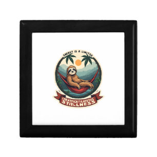 Lazy Sloth Humor Shirt Selective Effort Vintage Gift Box