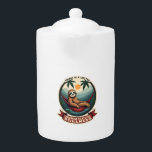 Lazy Sloth Humor Shirt Selective Effort Vintage Teapot<br><div class="desc">Lazy Sloth Humor Shirt Selective Effort Vintage</div>