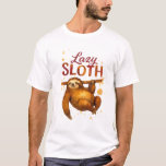 Lazy Sloth in Alcohol Ink Classic T-Shirt