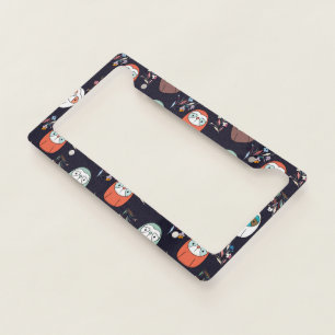 Lazy Sloth License Plate Frame