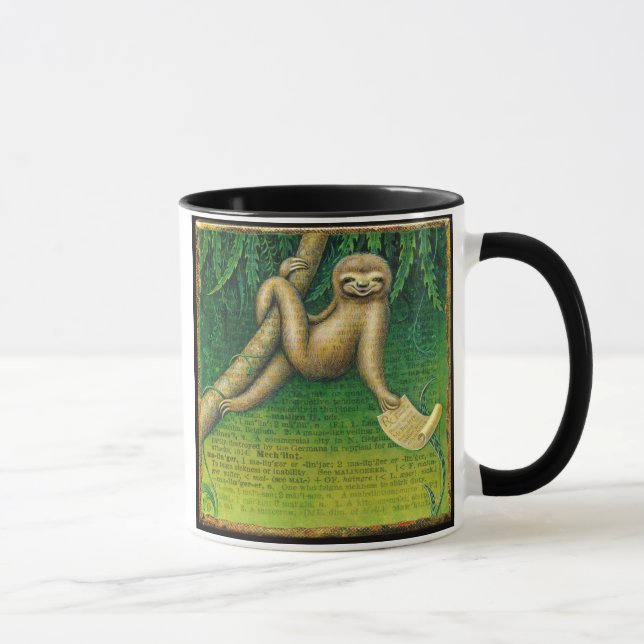 Lazy Sloth Mug: Malinger Mug (Right)