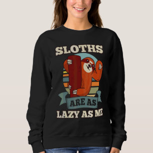 Lazy Sloth Napping Koala Cute Animal Jungle Forest Sweatshirt