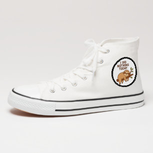 Lazy Sloth Sticker – "I Did Nothing Today" Cartoon Patch