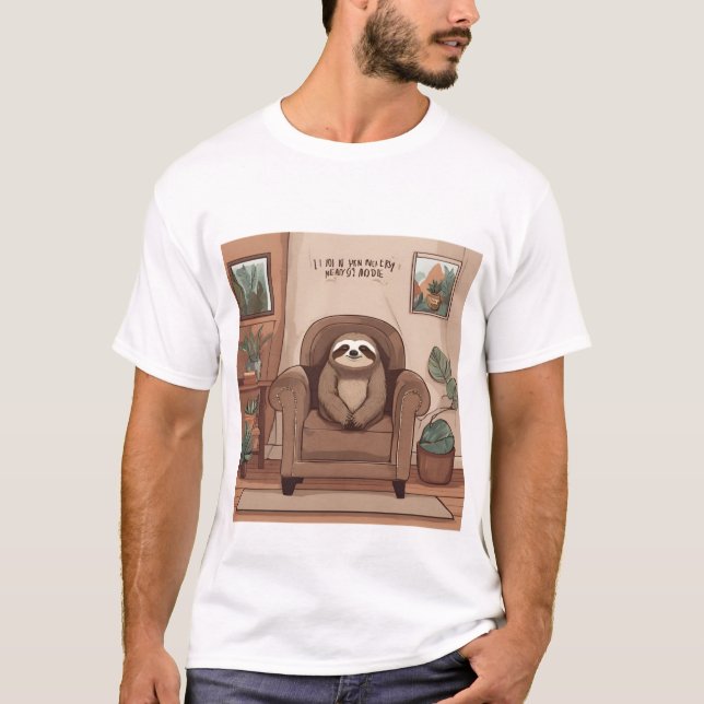 lazy sloth T-Shirt (Front)