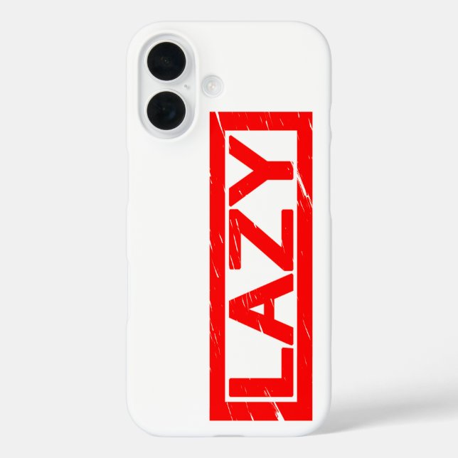 Lazy Stamp Case-Mate iPhone Case (Back)