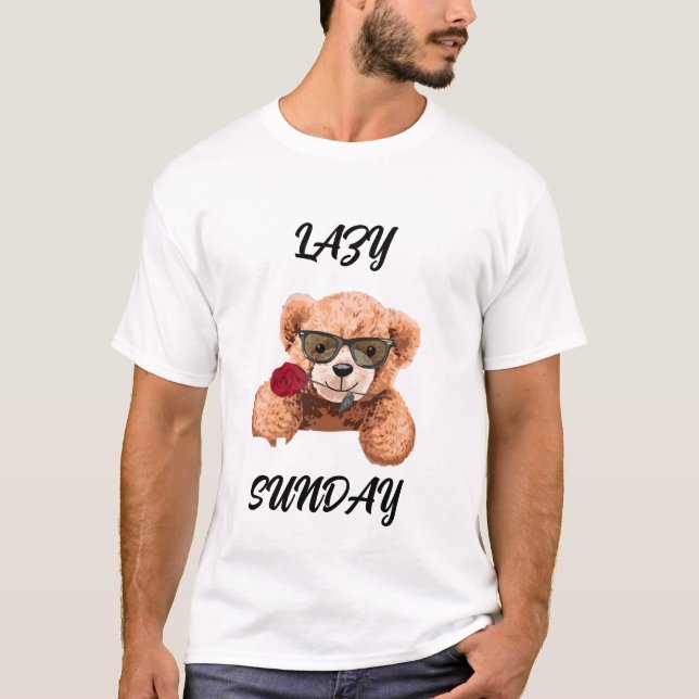 Lazy Sunday Sunday Mood Stay Cozy Weekend Vibes Ch T-Shirt (Front)