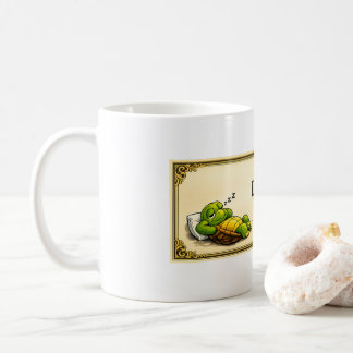 lazy turtle diploma coffee mug